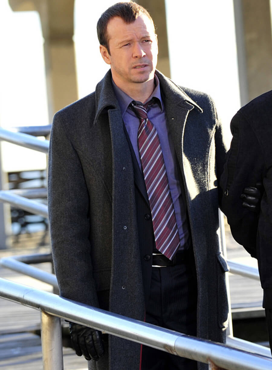 Harpoon Danny Reagan Inspired Grey Coat - Blue Bloods Style