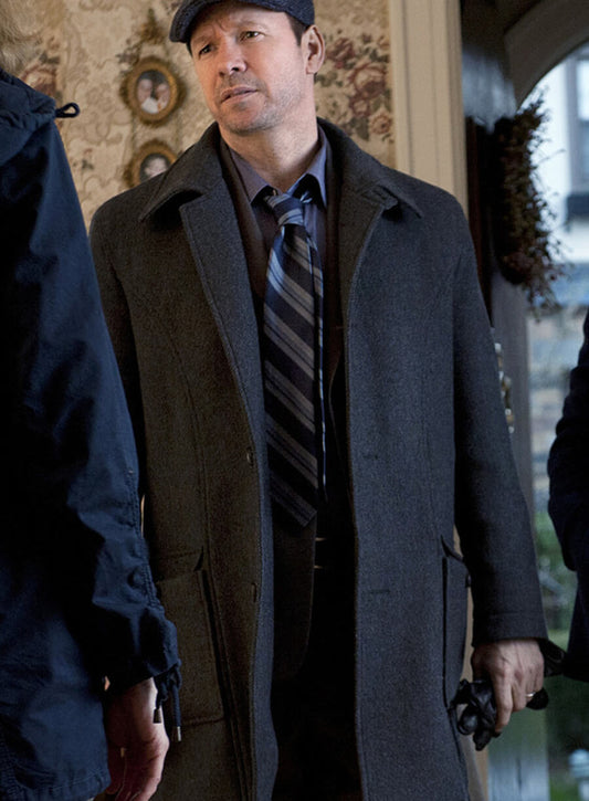 Harpoon Danny Reagan Inspired Grey Coat - Blue Bloods Style