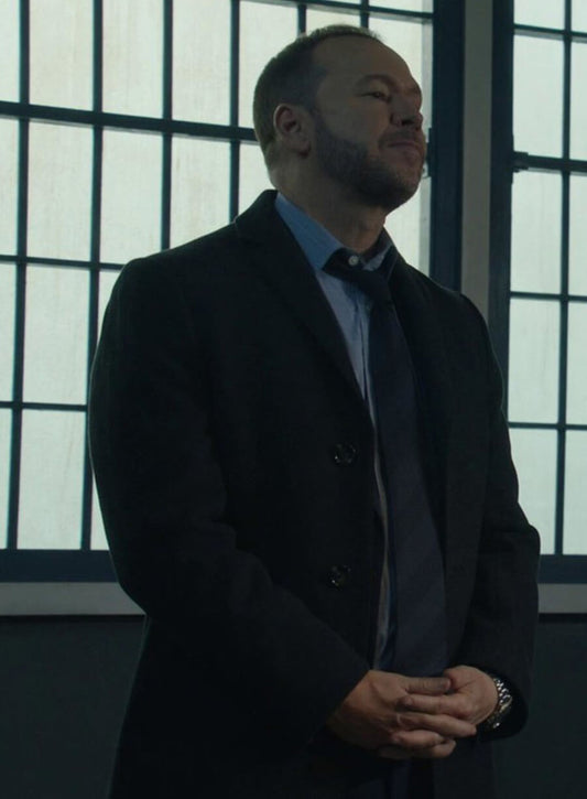 Harpoon Danny Reagan Inspired Black Coat - Blue Bloods S12 Style