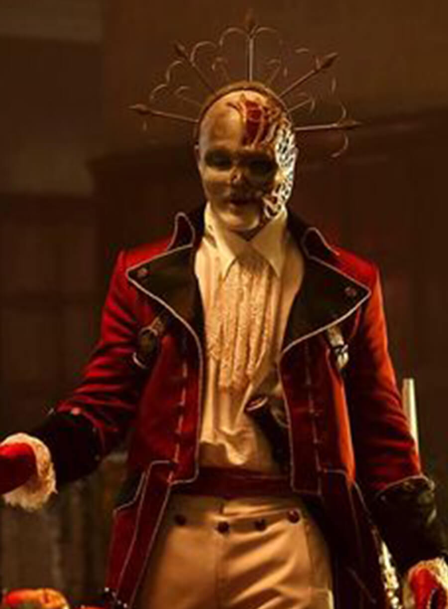 Harpoon Jack Inspired Red Cotton Fabric Coat - Doom Patrol Style