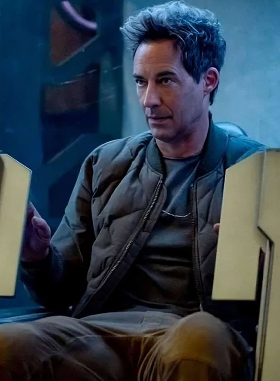 Harpoon Dr Harry Wells Inspired Green Leather Jacket - The Flash S06 Style
