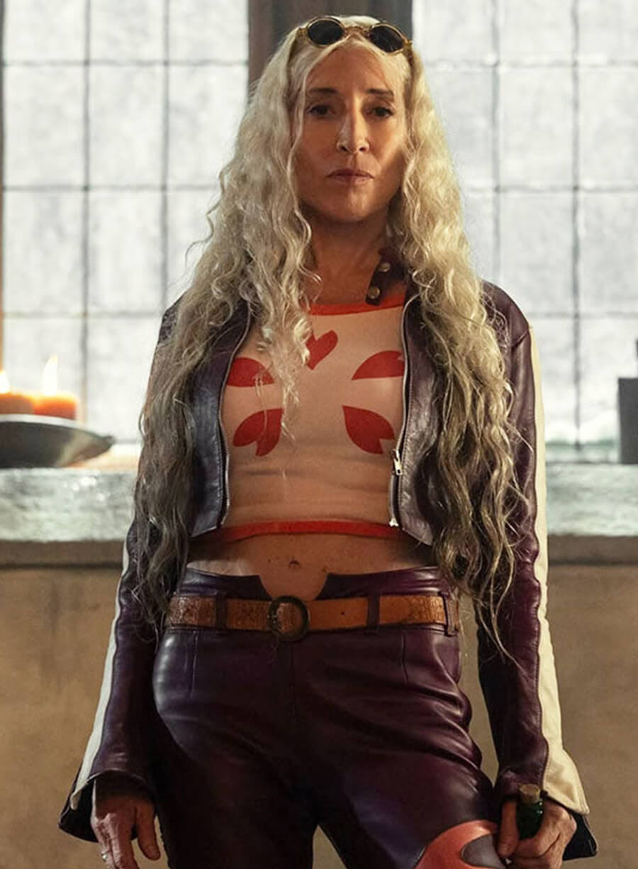 Harpoon Dr.Kureha Inspired Purple Leather Jacket - One Piece Style