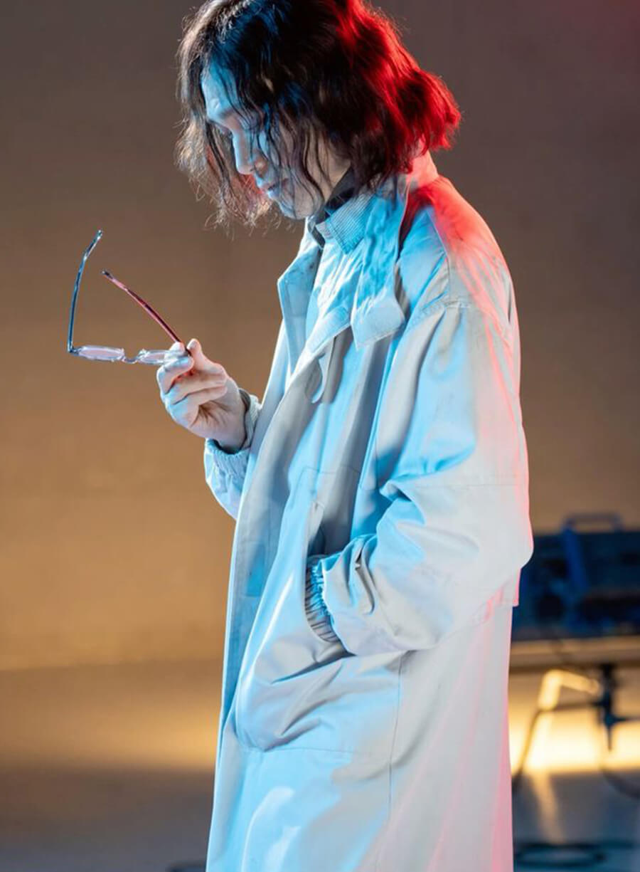 Harpoon Dr. Lim Inspired Off White Coat - Sweet Home S02 Style