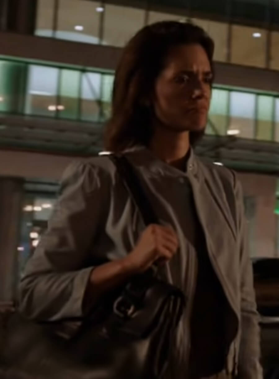 Harpoon Dr. Natalie Manning Inspired Grey Leather Jacket - Chicago Med Style