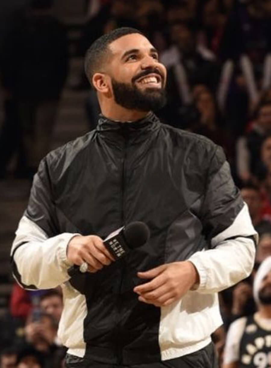 Harpoon Drake Windbreaker Inspired Black Leather Jacket