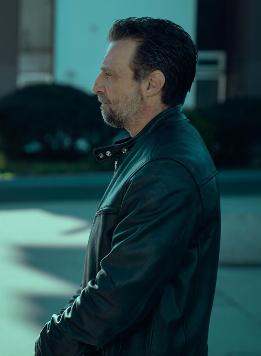 Harpoon Driss Inspired Black Leather Jacket - Furies 2024 Style
