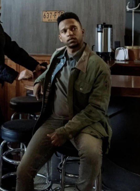 Harpoon Dru Tejada Inspired Green Leather Jacket - Power Book II: Ghost Style