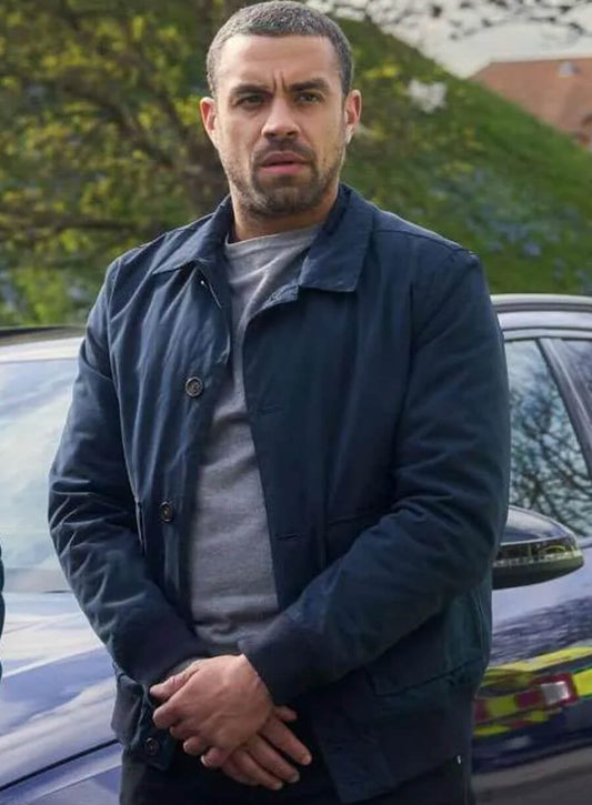 Harpoon DS Jake Hunter Inspired Blue Cotton Jacket - Patience Style