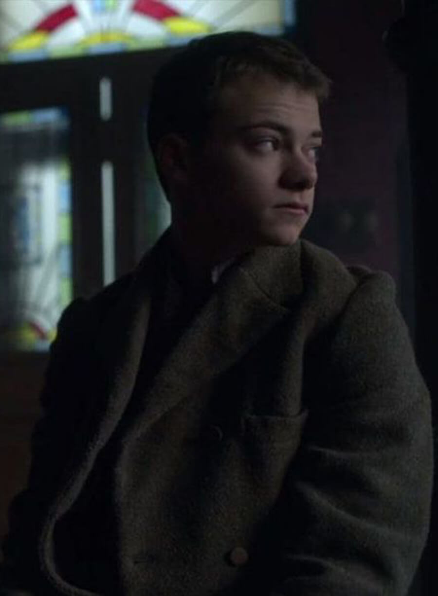 Harpoon Duke Shelby Inspired Grey Leather Jacket - Peaky Blinders Style