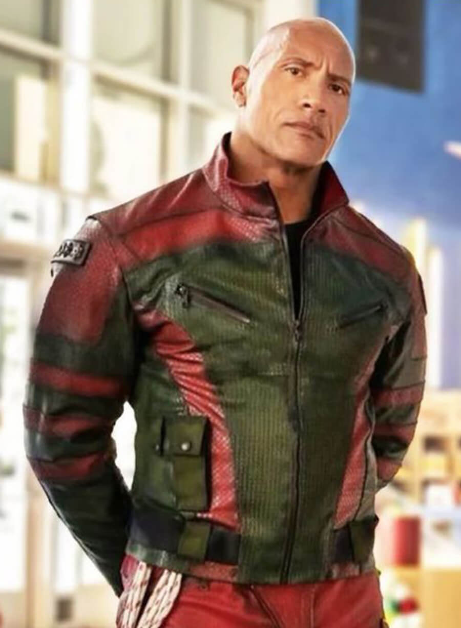 Harpoon Callum Drift Inspired Red & Black Leather Jacket - Red One Style