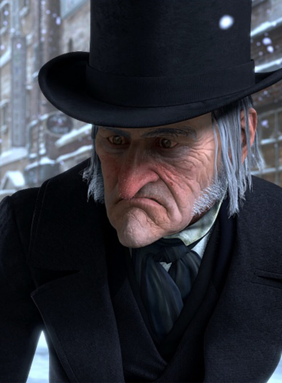 Harpoon Ebenezer Scrooge Inspired Black Coat - A Christmas Carol Style
