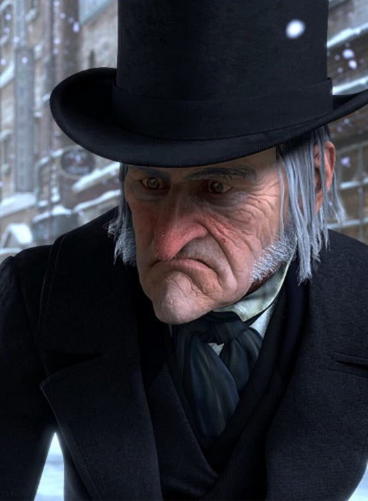 Harpoon Ebenezer Scrooge Inspired Black Coat - A Christmas Carol Style