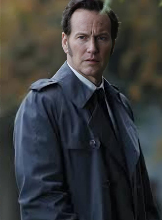 Harpoon Ed Warren Inspired Black Coat - The Conjuring Last Rites 2025 Style