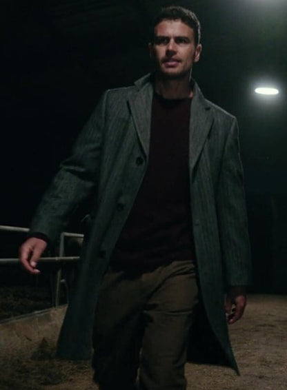 Eddie Halstead The Gentlemen Theo James Grey Coat