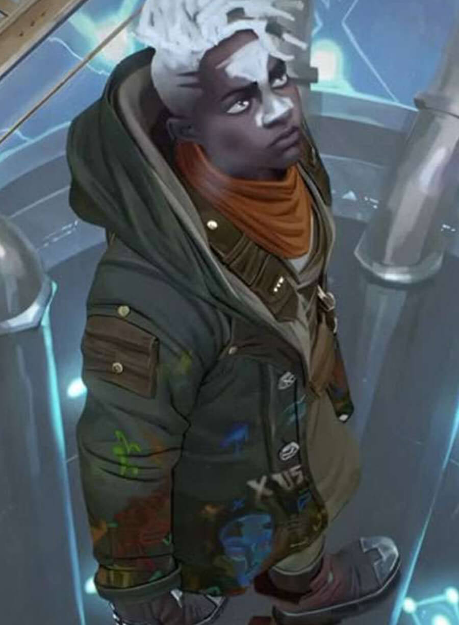 Harpoon Reed Shannon Inspired Green Hooded Jacket - Arcane Style