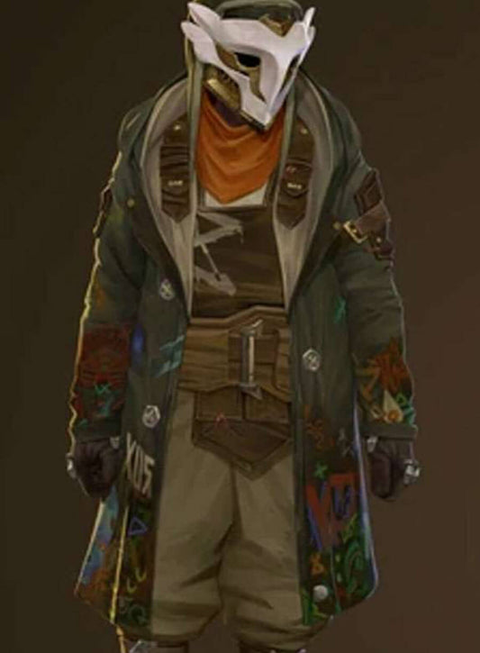 Harpoon Reed Shannon Inspired Green Hooded Jacket - Arcane Style
