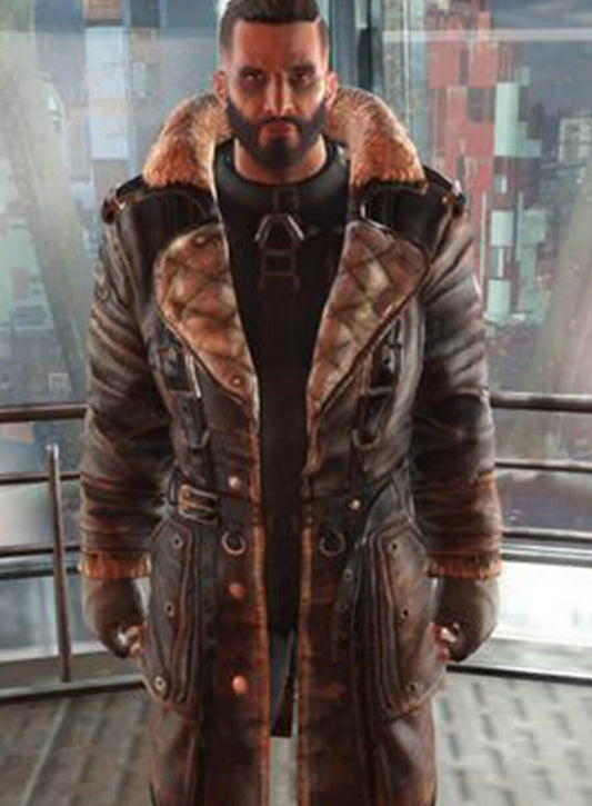 Harpoon Elder Arthur Maxson Inspired Brown Coat - Fallout 4 Style