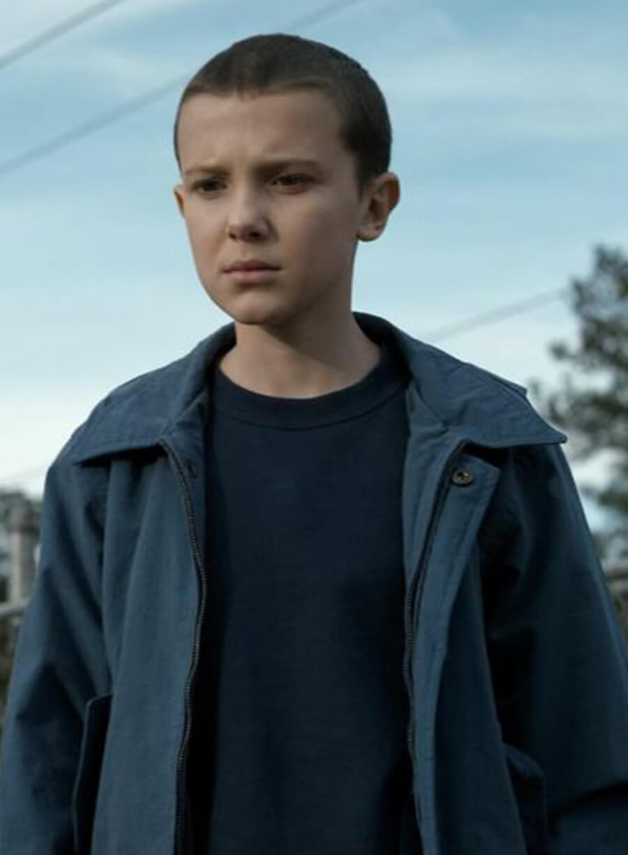 Harpoon Eleven Inspired Blue Cotton Jacket - Stranger Things Style