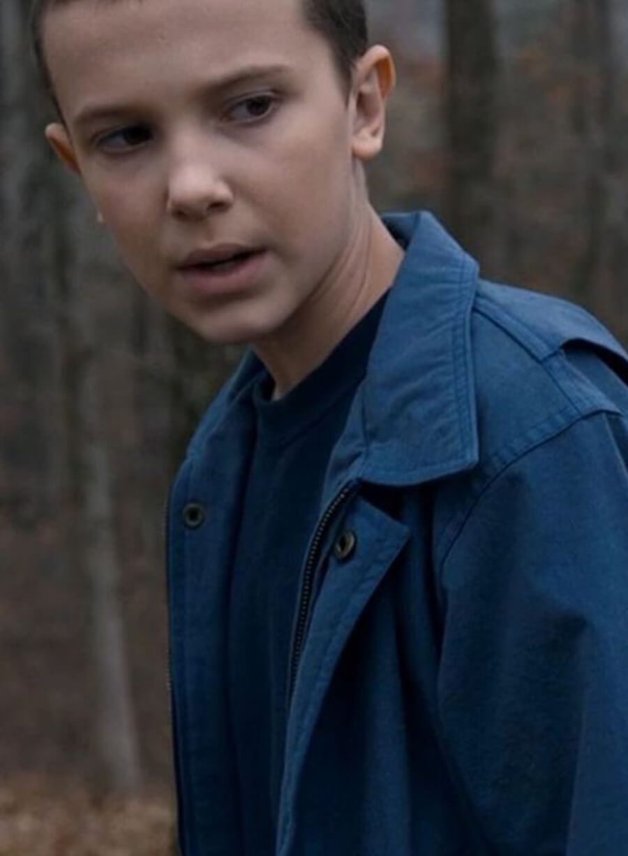Harpoon Eleven Inspired Blue Cotton Jacket - Stranger Things Style