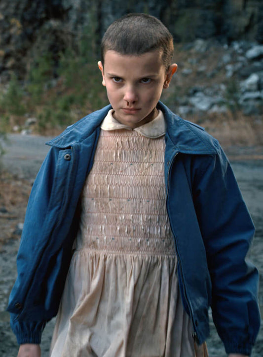 Harpoon Eleven Inspired Blue Cotton Jacket - Stranger Things Style