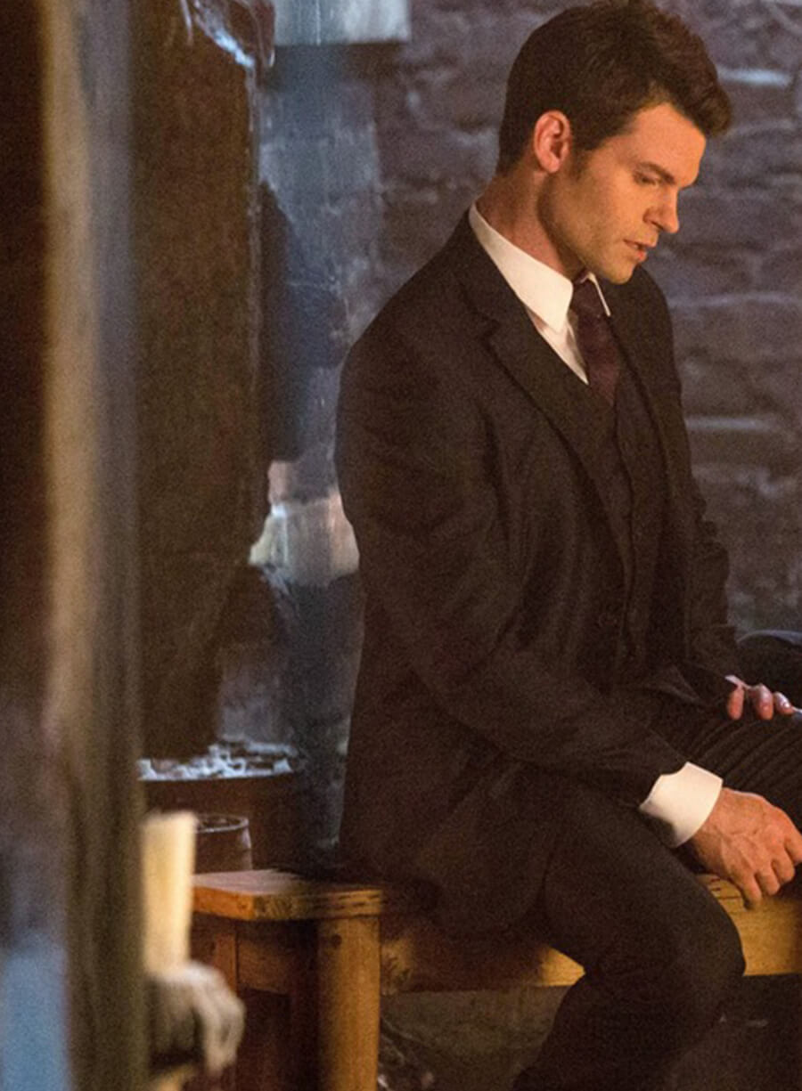 Harpoon Elijah Mikaelson Inspired Black Leather Jacket - The Originals S01 Style