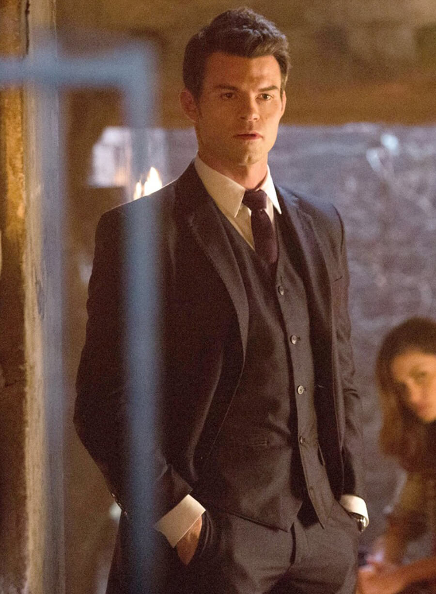 Harpoon Elijah Mikaelson Inspired Black Leather Jacket - The Originals S01 Style