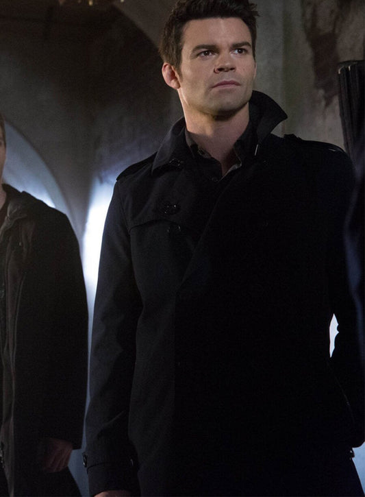 Harpoon Elijah Mikaelson Inspired Black Coat - The Originals S01 Style
