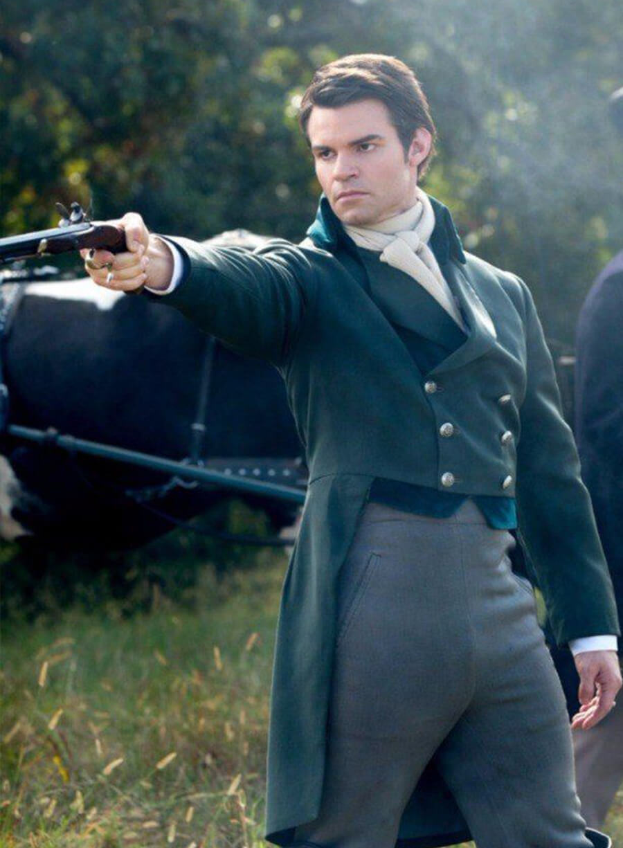 Harpoon Elijah Mikaelson Inspired Green Coat - The Originals S01 Style