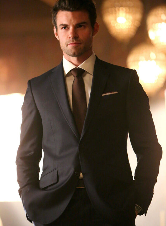 Harpoon Elijah Mikaelson Inspired Black Leather Jacket - The Originals S02 Style