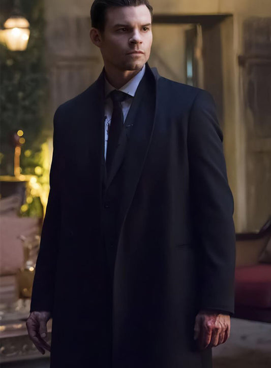 Harpoon Elijah Mikaelson Inspired Black Coat - The Originals S03 Style