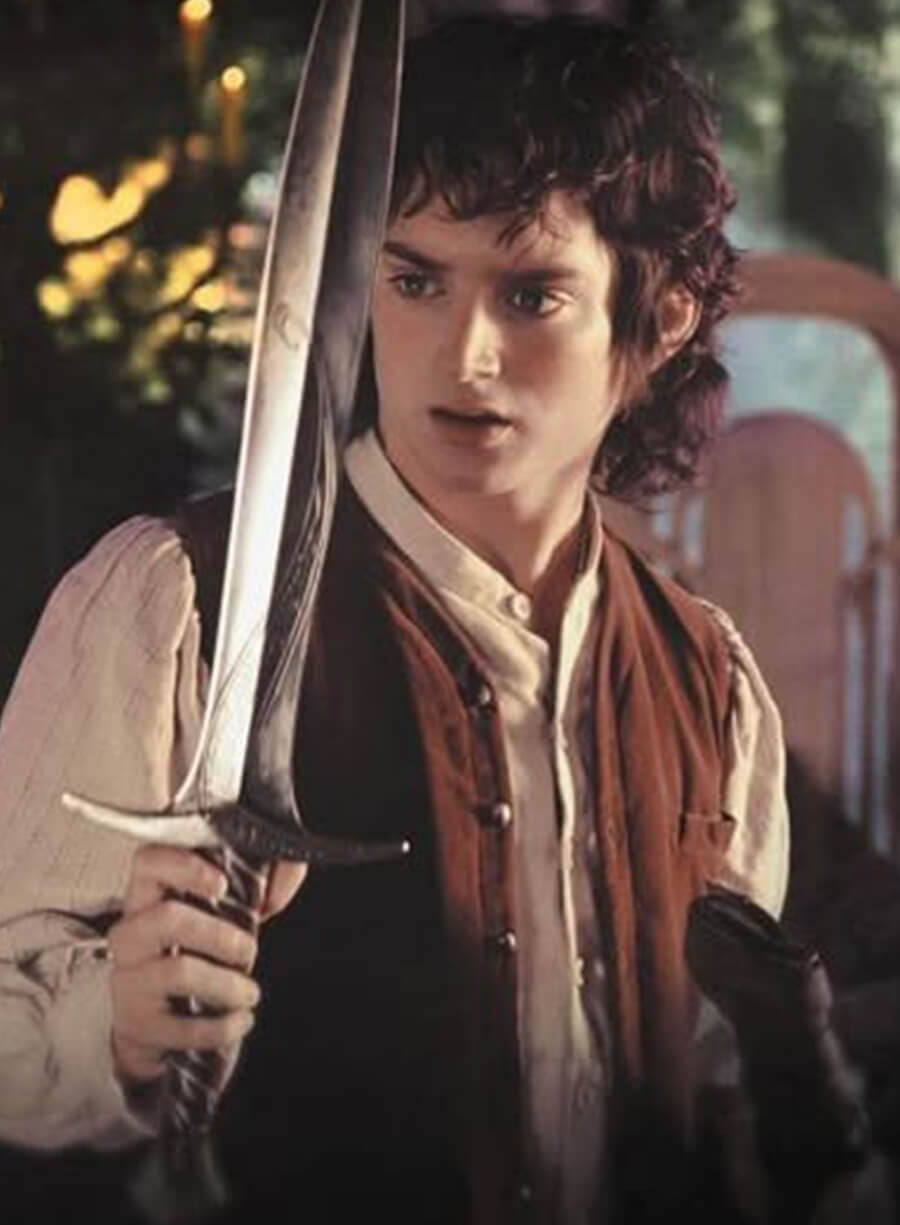Harpoon Frodo Inspired Brown Leather Jacket - The Lord of the Rings: The Fellowship of the Ring Style