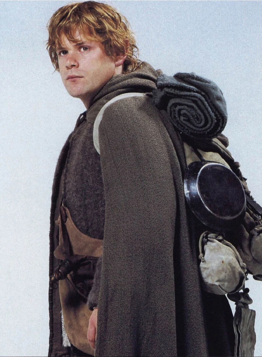 Harpoon Frodo Inspired Grey Hooded Jacket - The Lord of the Rings: The Fellowship of the Ring Style