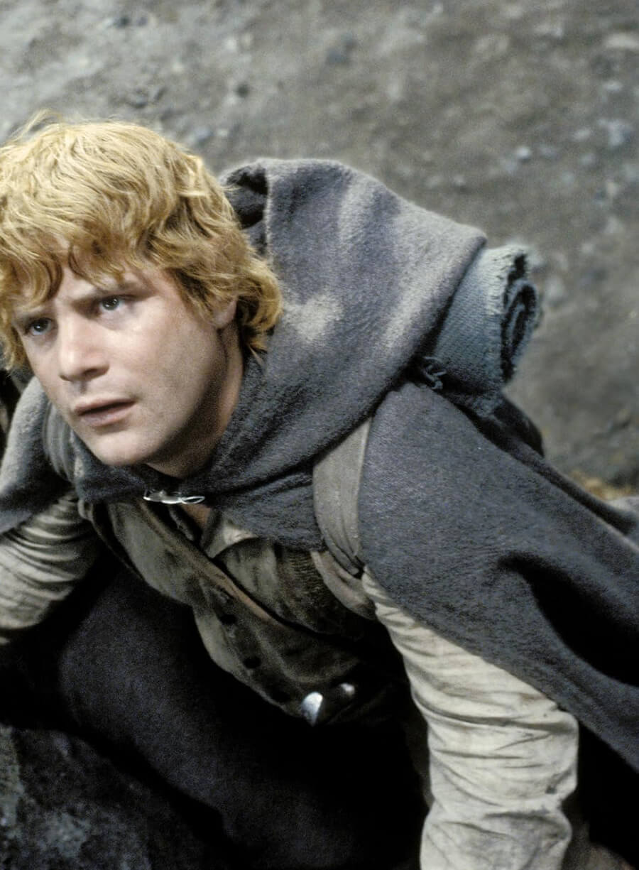 Harpoon Frodo Inspired Grey Hooded Jacket - The Lord of the Rings: The Fellowship of the Ring Style