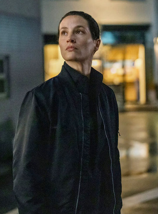 Harpoon Duvall Inspired Black Bomber Jacket - Monarch Legacy Of Monsters Style