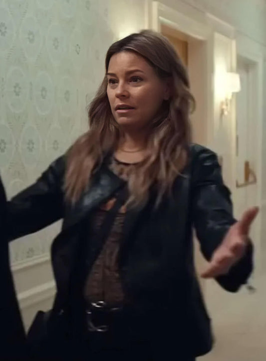 Harpoon Nicky Macintosh Inspired Black Leather Jacket - The Better Sister Style