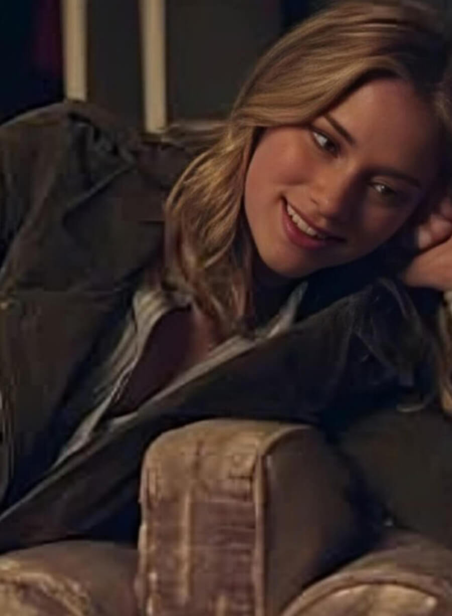 Harpoon Guinevere Beck Inspired Black Suede Leather Leather Jacket - You Tv Series Style