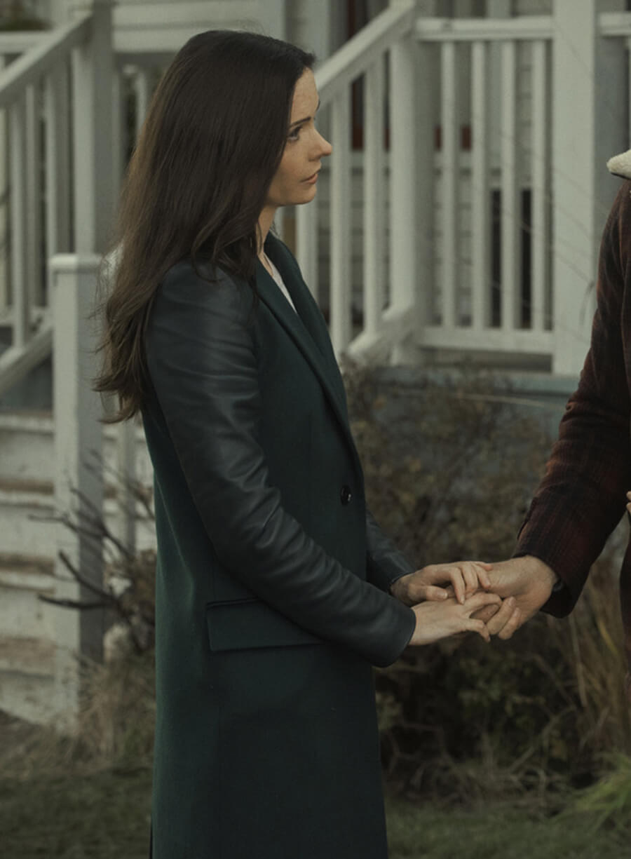 Harpoon Lois Lane Inspired Black Coat - Superman & Lois Style