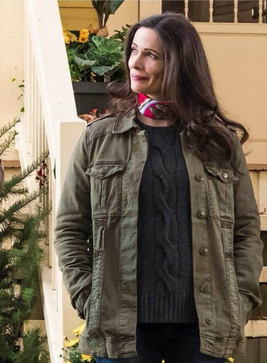 Harpoon Lois Lane Inspired Green Leather Jacket - Superman & Lois Style