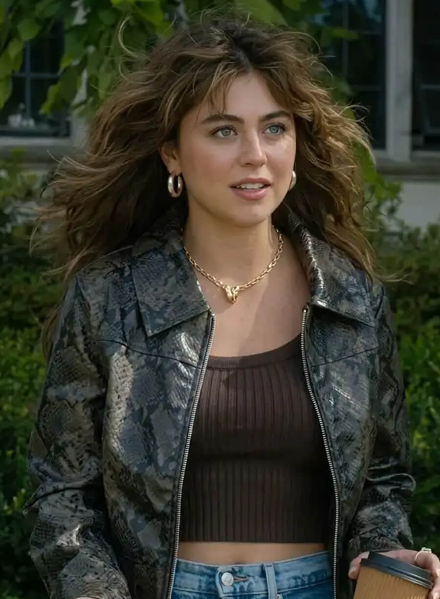 Ella Bright Off Campus 2026 Leather Jacket