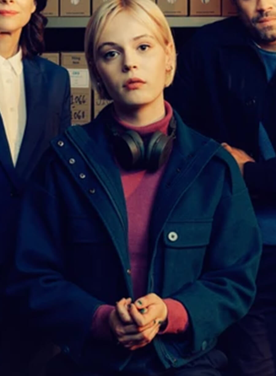 Harpoon Patience Evans Inspired Black Wool Jacket