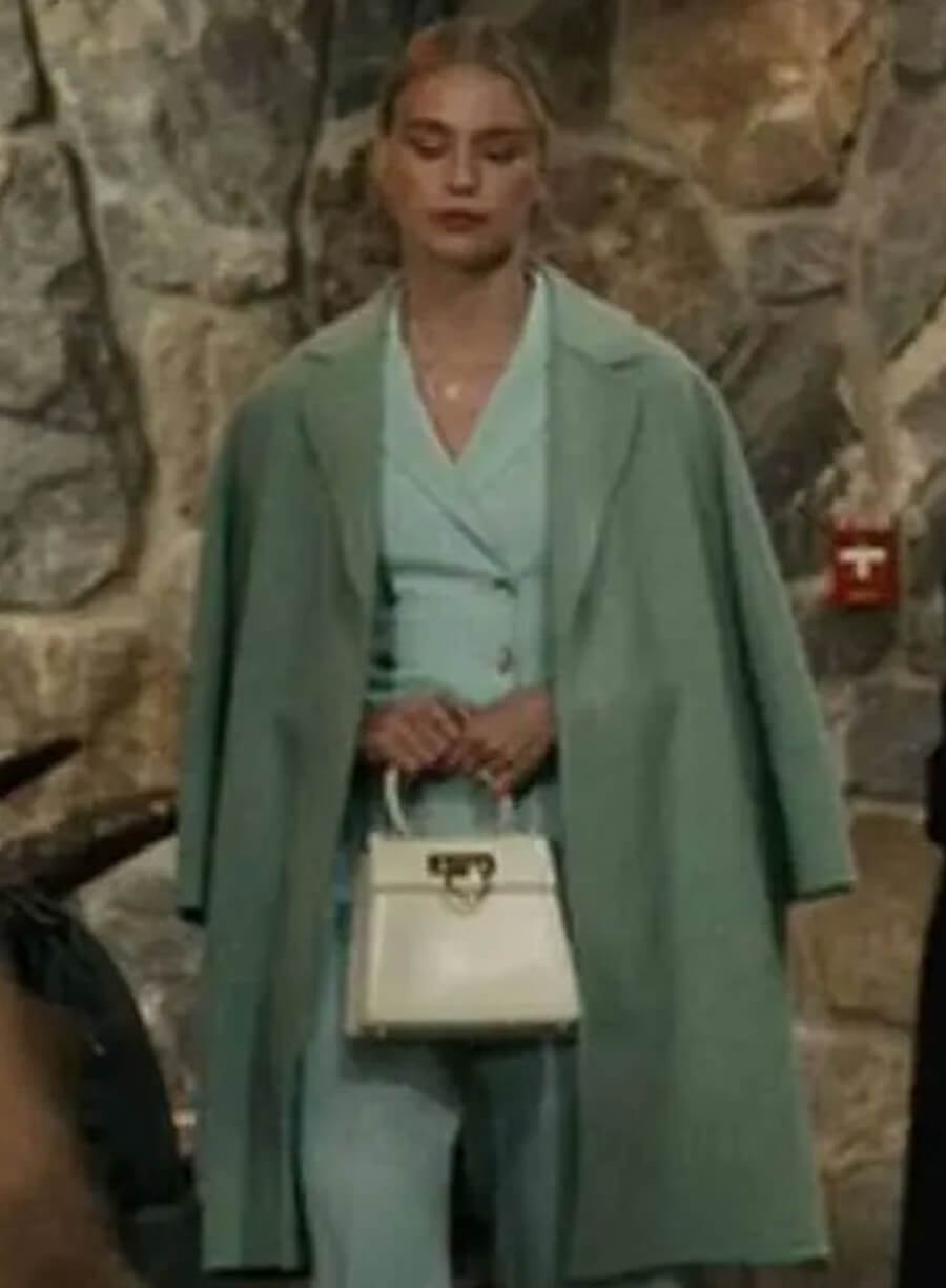 Harpoon Paige McIntosh Inspired Green Wool Fabric Coat - The Madison 2026 Style