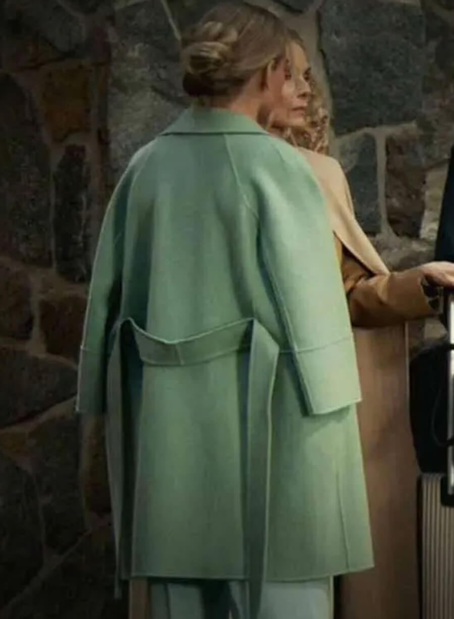 Harpoon Paige McIntosh Inspired Green Wool Fabric Coat - The Madison 2026 Style