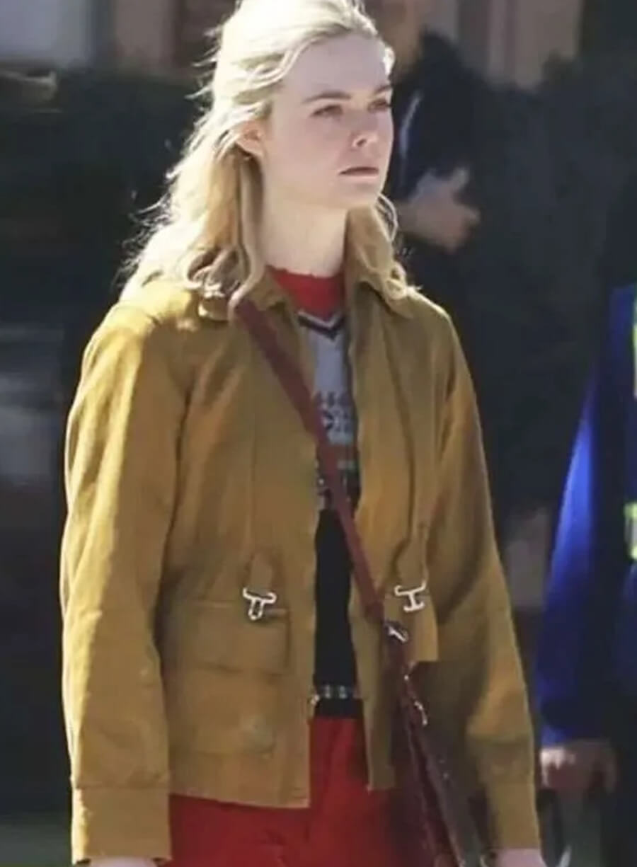 Harpoon Shayanne Inspired Brown Leather Jacket - Margo's Got Money Troubles Style