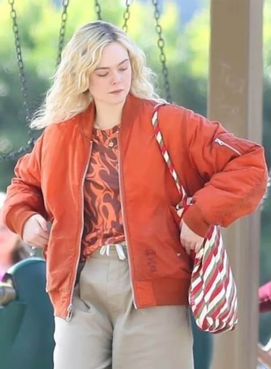 Harpoon Margo Millet Inspired Orange Bomber Jacket - Margo's Got Money Troubles Style