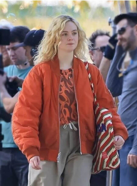 Harpoon Margo Millet Inspired Orange Bomber Jacket - Margo's Got Money Troubles Style