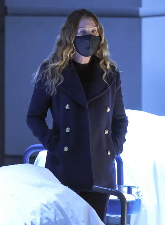 Harpoon Dr. Meredith Grey Inspired Black Coat - Grey's Anatomy Style