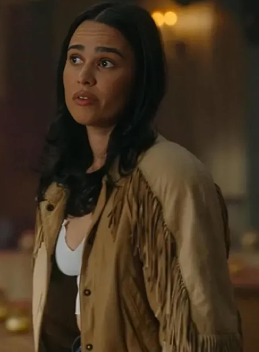 Harpoon Ellie Catawnee Inspired Brown Cotton Fabric Cotton Jacket - Ransom Canyon Style