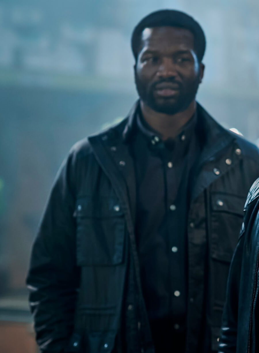 Harpoon Elliot Finch Inspired Leather Jacket - Gangs of London Style