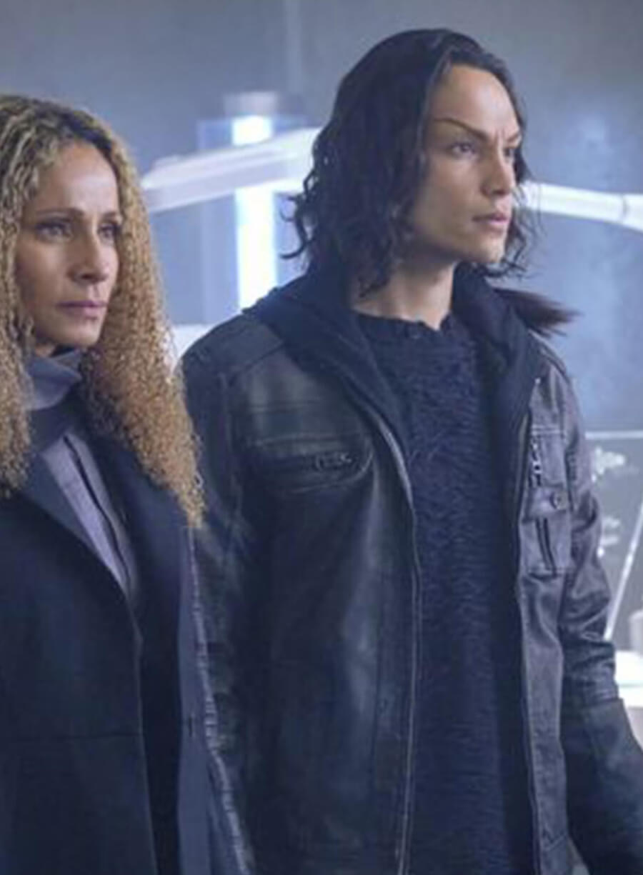 Harpoon Elnor Inspired Black Genuine Leather Leather Jacket - Star Trek Picard Season 2 Style