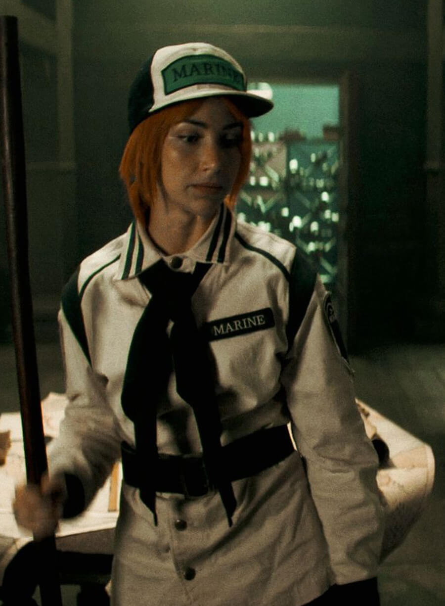 Harpoon Nami Inspired White Costume Jacket - One Piece Style